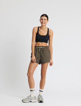Rethinkit Studios Track Shorts Petra - Brown - XS
