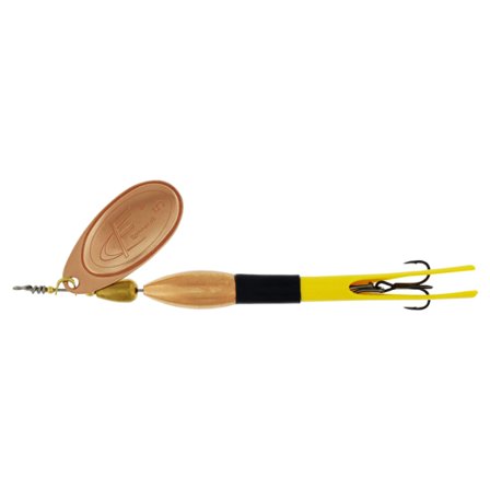 Westin Fc Bullet #5 40g - Black/Flouro Yellow Copper Blade