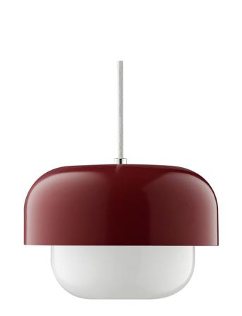Haipot Red Dusty Earth/Dark Red D23 Home Lighting Lamps Ceiling Lamps Pendant Lamps Rød Dyberg Larsen