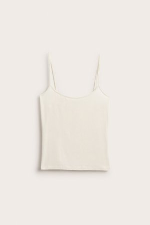 Kappahl | Enkel singlet Offwhite XS | Offwhite