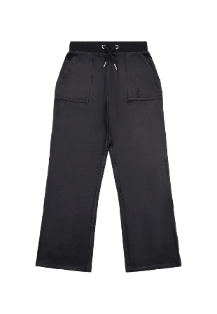 Juicy Couture Tonal Wide Leg Jogger Byxor Dam Svart 164/170