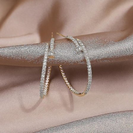 Muotikorut Hieno 14k Aitoa kullattua Aaa Zirkoni R