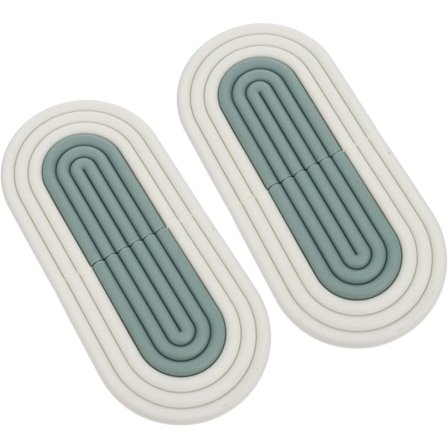 Varmeisolerende Gryteunderlag 4-pakning Silikon Kjøkken Varmeisolerende Underlag