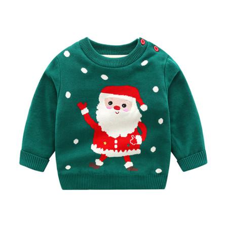 Toddler Pojke Flicka Xmas Ren Älg Tecknad Tröja Style2 130cm