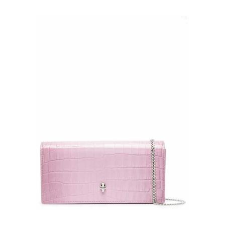 Alexander McQueen Wallets & Cardholders , Roze , Dames , Maat: ONE Size Portefeuilles