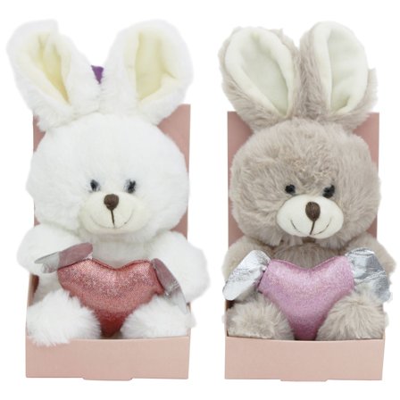 Pehmolelu Kani Hohtavalla Sydämellä 16 cm