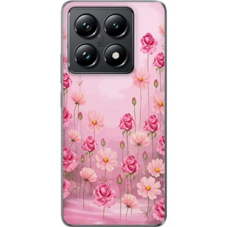 Kompatibelt Mobildeksel til Xiaomi 14T Petal Reverie Soft Blush