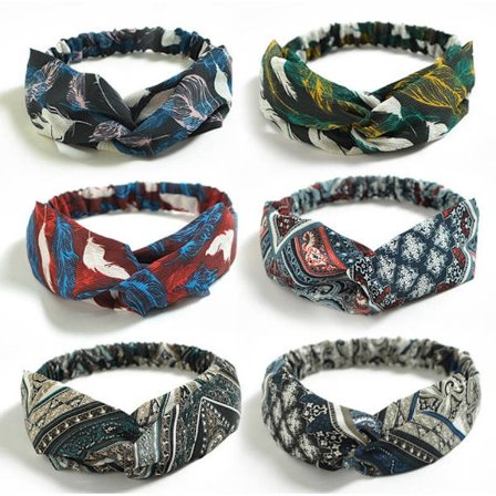 3 x Elastinen Hiuspanta Twist Solmulla - Tyylikäs ja Mukava