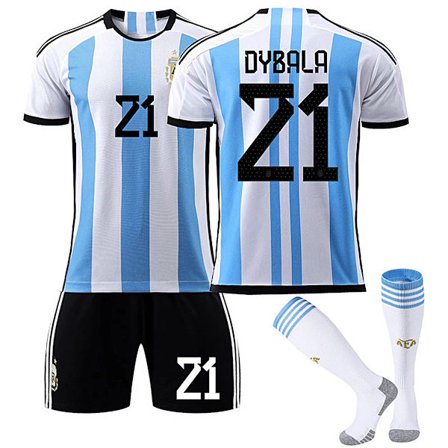 Dybala 2022 World Cup Argentiina Kotipallopaita nro 21 Kit C