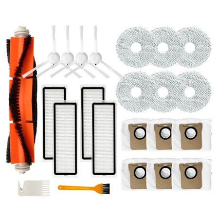 For Xiaomi DreameBot L10S Ultra Robot Støvsuger Reservedeler Hovedbørste Sidebørste Hepa Filter Mopp Klut Støvpose