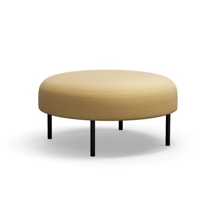 Hocker, VARIETY, Ø 900mm, Stoff Pod CS, gelb