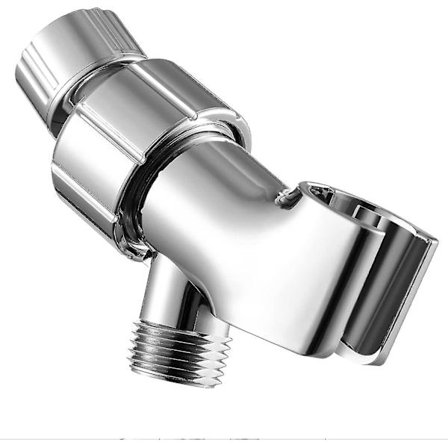 Dusjhodeholder for håndholdt dusjhode, justerbar dusjarm for å koble dusjarm og dusjslange, 1/2" Ips hunn innl