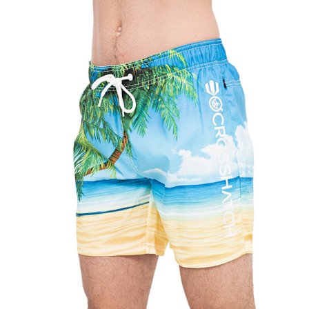 Crosshatch Mens Dream Beach Badbyxor S Blå