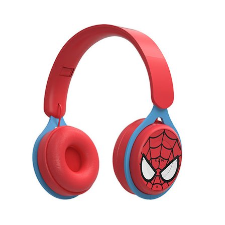 Trådløse Bluetooth-hovedtelefoner til børn, justerbare børnehovedtelefoner til skole, hjem eller rejse, Spiderman_jar