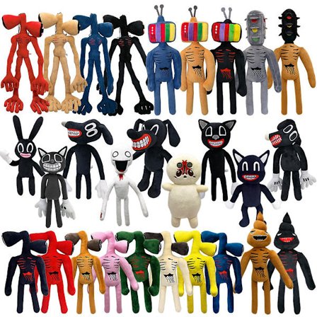 Sirene Hoved Plys Legetøj Dukke Kawaii Bil Kat Hund Dyre Plys Legetøj