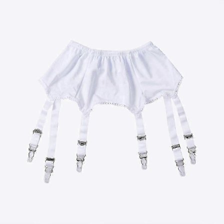 Højtaljede strømpeholdere med 6 stropper til strømper størrelser 34-56