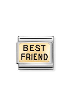 Plates 18k Gold Best friend