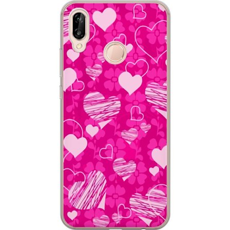 Kompatibelt Mobildeksel til Huawei Huawei P20 lite PopHjerteMønster