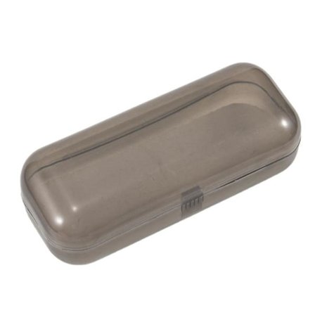 Kova silmälasikotelo, puristusta kestävä, suorakaiteen muotoinen, kirkas muovi, aurinkolasikotelo