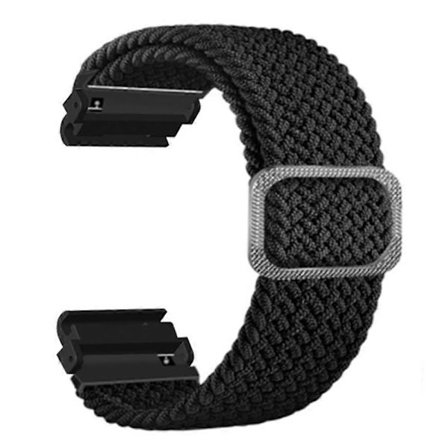Stretchigt nylonarmband för sportklocka till Garmin Fenix 7S / 6S / 5S, med 20mm PC-kontakt