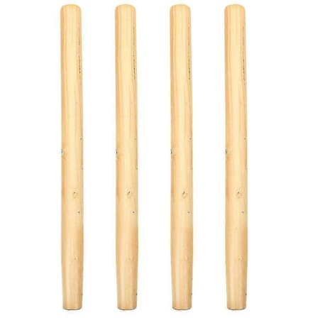 4 stk. Træskafter Hårdttræsskafter Landskabsværktøj Udskiftningsskafter i træ - Perfekt