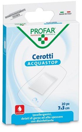 Cerotto Acquastop Grandi 7x3 cm Profar 20 Pezzi