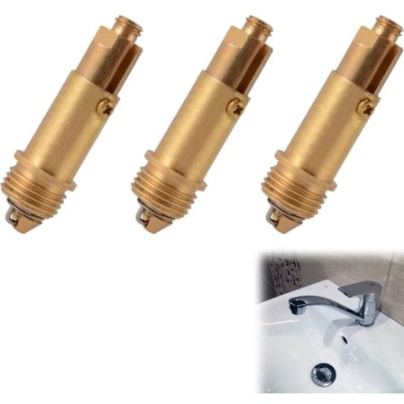 3-pak Pop-Up Vaskeafløbsprop, Erstatningsbassin Klik Klak Afløb, Passer til de fleste badeværelsesvaske