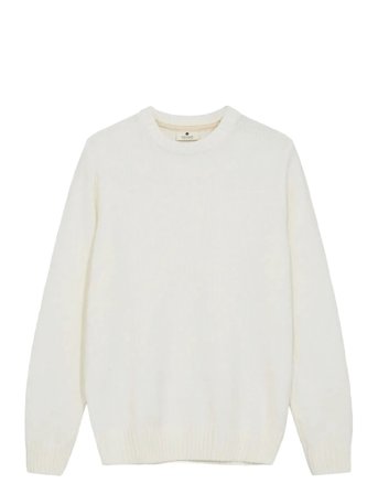 Aksune Chenille Knit White Anerkjendt