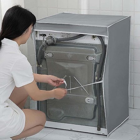 Torktumlare Skydd, Vattentät Tvättmaskinsskydd, Peva Dammskydd Tvättmaskinsskydd för 6-8kg Tvättmaskiner och Torktumlare (Kaktus)