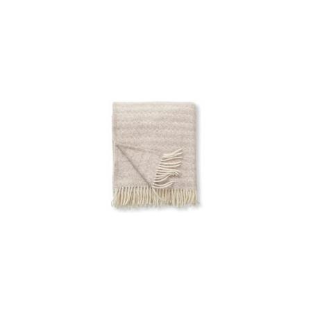 Pläd Klippan Fjälltop beige