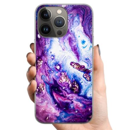 Apple iPhone 13 Pro TPU Mobilcover Galakse Marmor