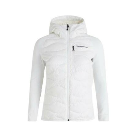 Peak Performance, Peak Performance W Helium Down Hybrid Hood, Hvit, Dame, Størrelse: M