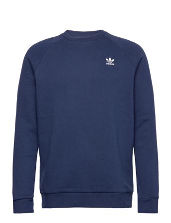Adicolor Essentials Trefoil Crewneck Sweatshirt Sweatshirt Trøje Blå Adidas Originals