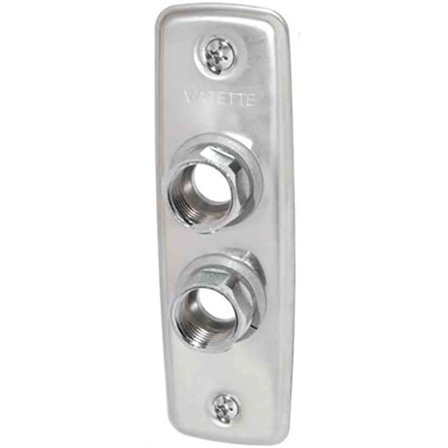 Vatette FG0125253 Veggskive 2-hulls, 16 mm, Installasjon