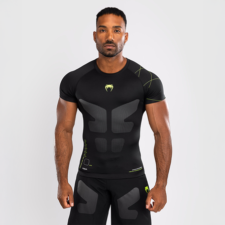 Venum Training Camp 4.0 Rashguard Kortärmad Svart Grön