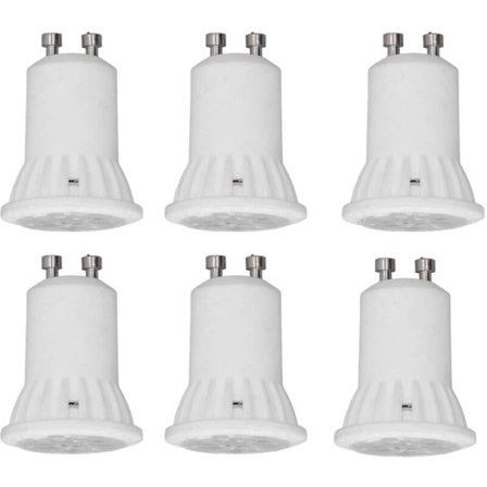 6 kpl Keramiikka MR11 LED-lamput 4W 360LM Ei UV 120 asteen säteilykulma GU10-pidike Kotivalaistusväline AC 220V