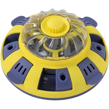 Justerbar Foderautomat til Kæledyr, Langsom Godbidsdispenserbold til Hunde, Mentalt Stimulerende Tygelegetøj til Små til Store Racer