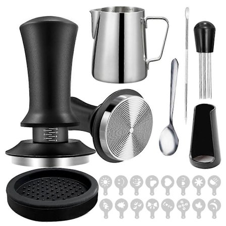 22 osaa Espresso-tarvikkeet Kahvi Espresso Tamper -setti Espresso Tamper WDT -työkalulla Kahvisekoitin (FMY)