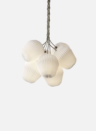 The Bouquet 7 taklampe - hvit