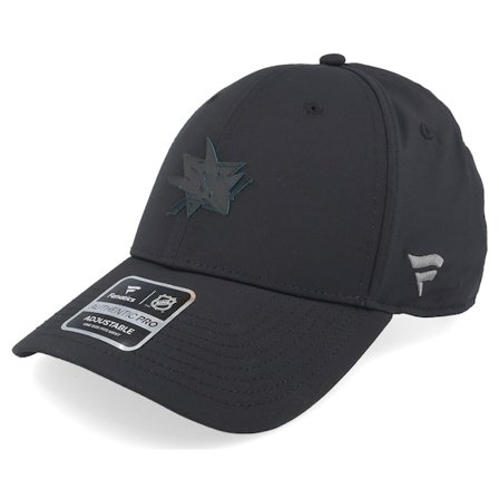 Fanatics - NHL Musta adjustable Lippis - San Jose Sharks Authentic Pro Road Black Adjustable @ Hatstore