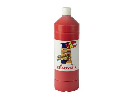 Readymix 1000 ml, klarröd - Lyreco - Skola och förskola - Målarfärg och tillbehör - Readymix