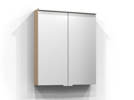 Svedbergs Sarek Spegelskåp med LED-belysning Pur Ek, Badrum