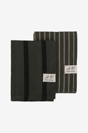 Gustav Ovland - Keittiöpyyhe Akira 2-pakkaus - Vihreä - Keittiöpyyhkeet - 50X70 - - Homeroom