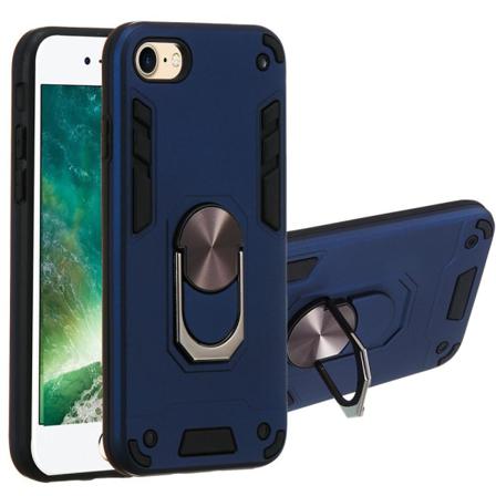 Iphone 7/8/se (2020/2022) - Hybrid Armor Ring Skal - Mörk Blå Mörkblå