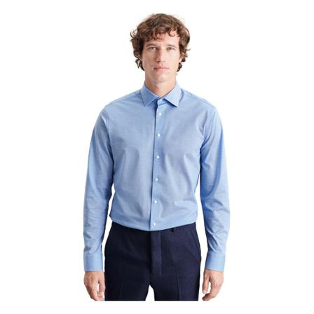 Seidensticker Business Shirt Regular , Blauw , Heren , Maat: 4XL