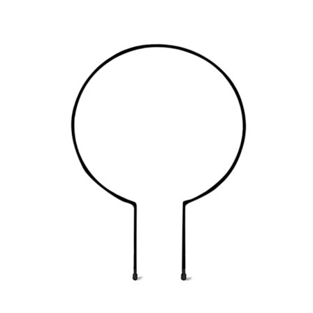 Haveplantestøtte Stave Vinklatrestativ RUND RUND