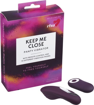 Rfsu Keep Me Close trusevibrator med fjernkontroll 1 stk
