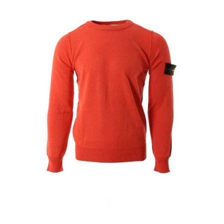 Stone Island, Stone Island trui Oranje, Heren, Maat:S,Katoen