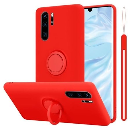 Fodral till Huawei P30 PRO Skal i LIQUID RED Fodral Skydd i silikon TPU mobiltelefon