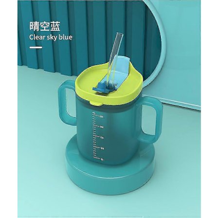 Aikuisten nokkamuki kahvoilla, itsenäiset juomakupit aikuisille, joilla on rajoitettu liikkuvuus, vammaisten kupit vanhusten hoitoon (300 ml)